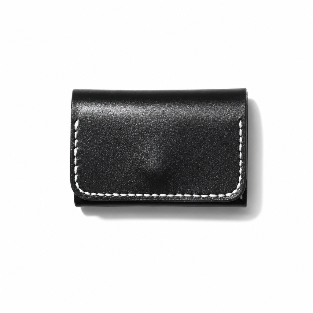 Q-CARDE Luxury Vegetable-Tanned Leather Business Card Holder