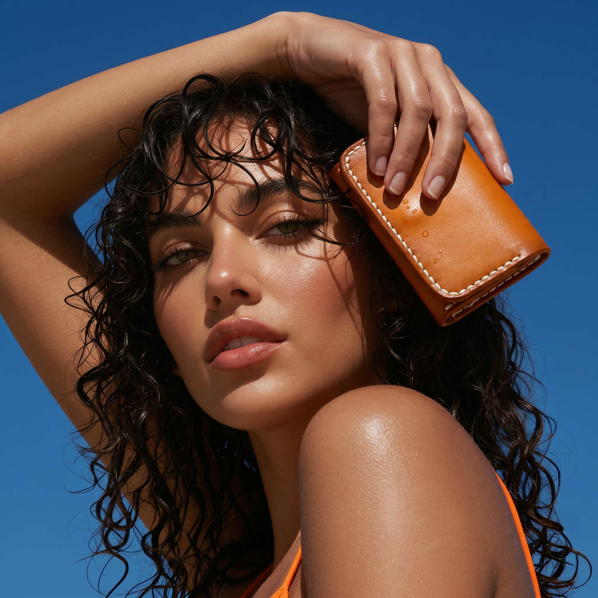 Q-CARDE Luxury Vegetable-Tanned Leather Business Card Holder