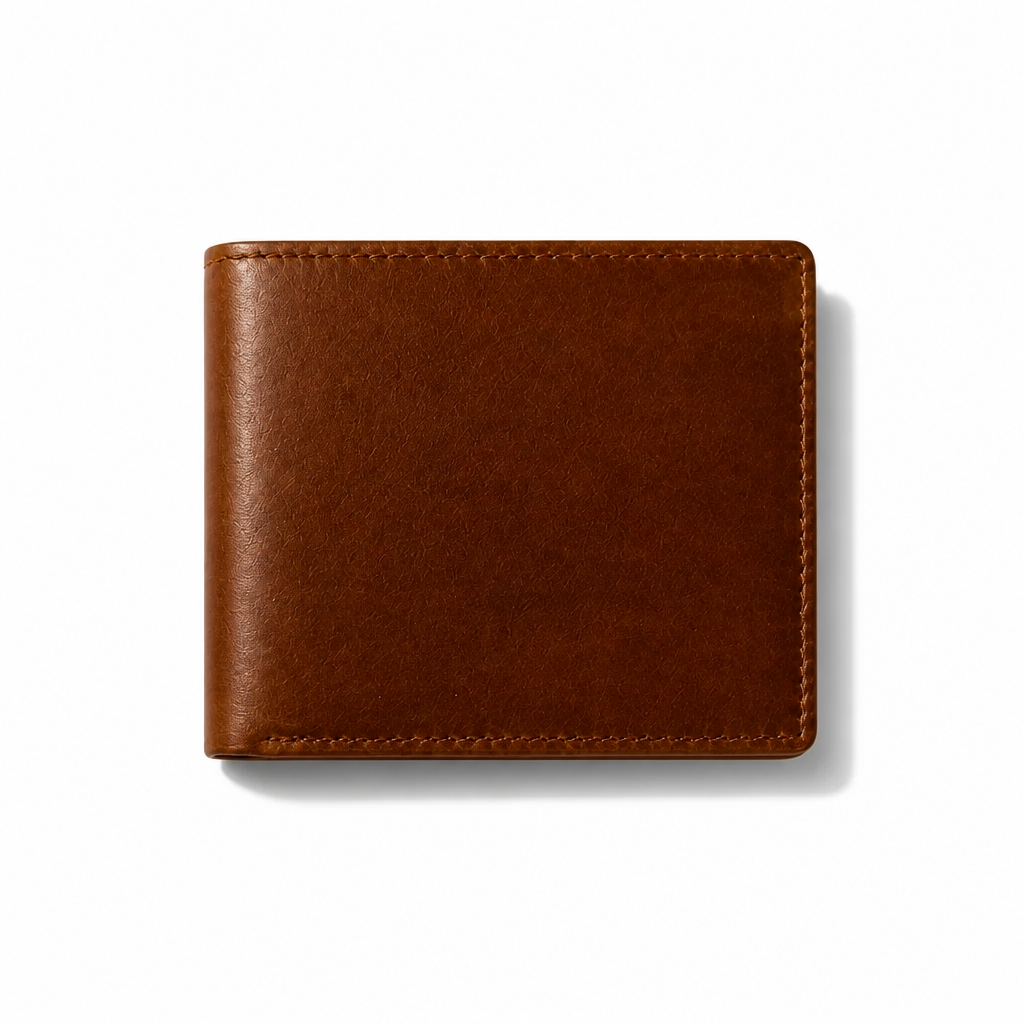 Q-CIPHER Genuine Leather RFID Blocking Wallet – 6 Card Slots & Dual ID Windows