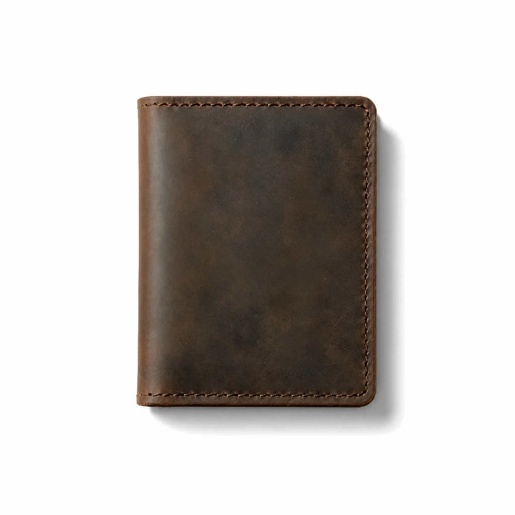 Q-CORVUS Genuine Leather Credit Card Holder – Where Elegance Meets Functionality