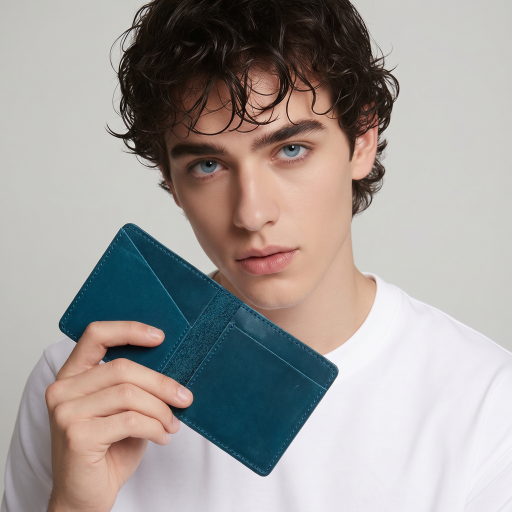 Q-CORVUS Genuine Leather Credit Card Holder – Where Elegance Meets Functionality