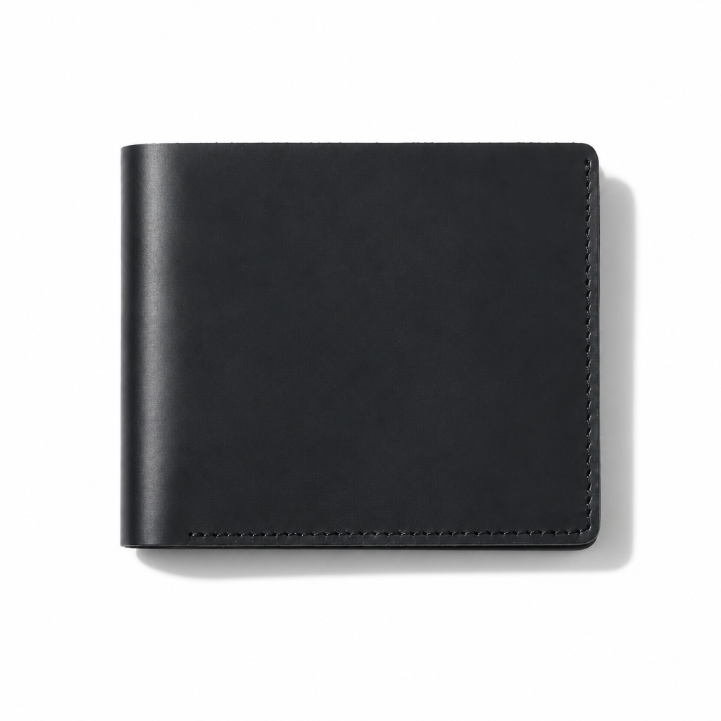 Q-CREST Genuine Leather Wallet – Slim Billfold for Men
