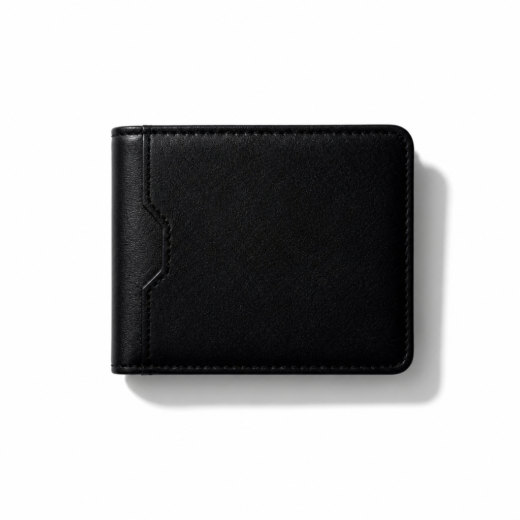 Q-Forge Men's Minimalist Small Wallet – Compact, Efficient, and Stylish