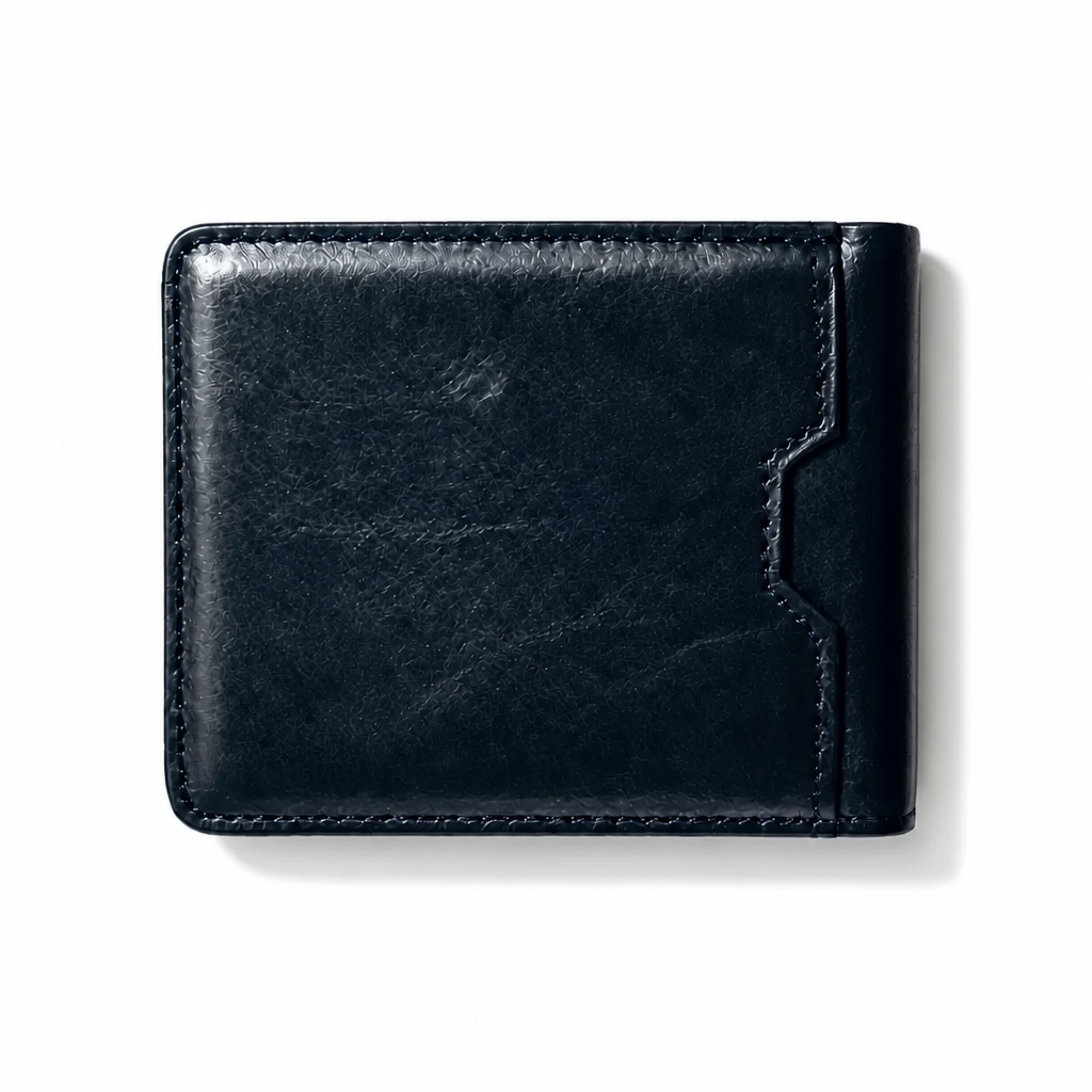 Q-Forge Men's Minimalist Small Wallet – Compact, Efficient, and Stylish