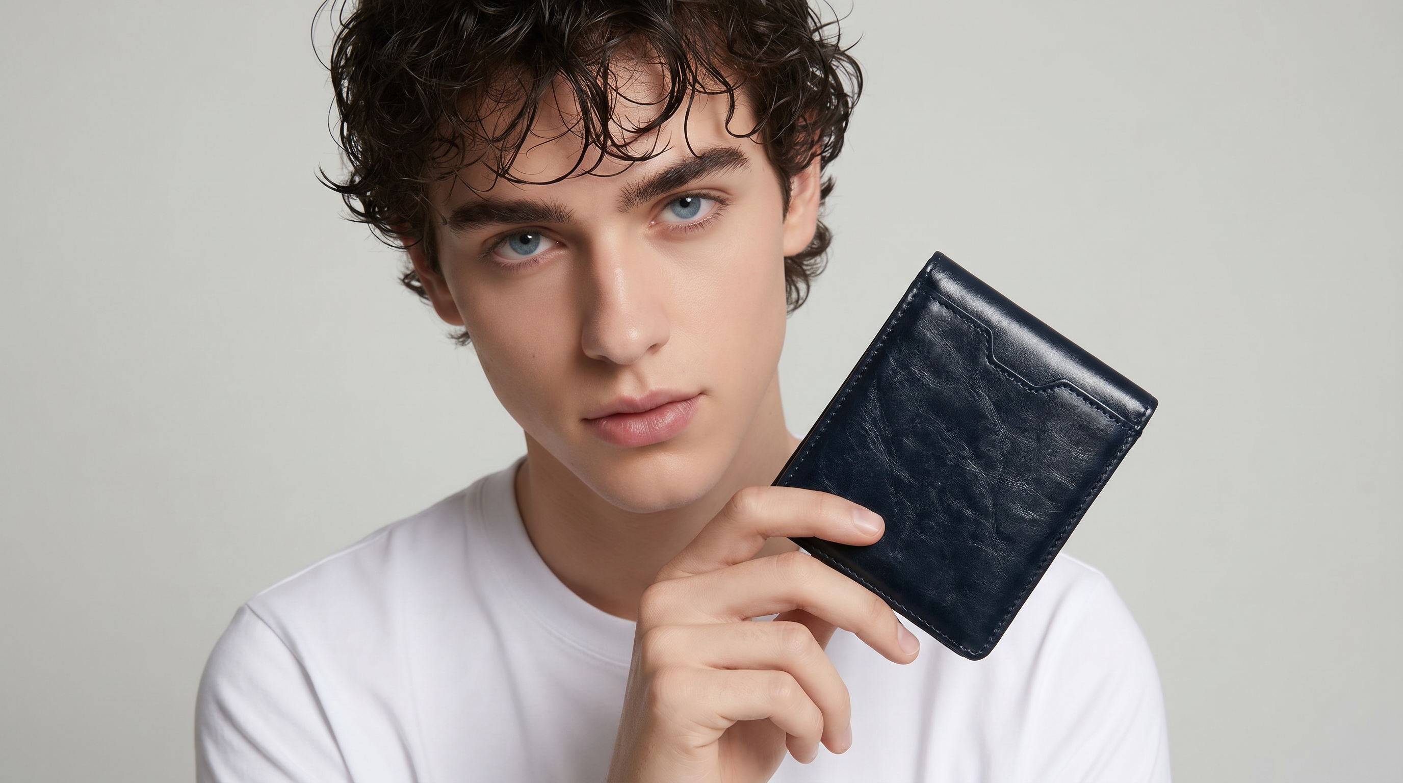 Q-Forge Men's Minimalist Small Wallet – Compact, Efficient, and Stylish