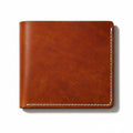 Q-FORTAN Slim Leather Bifold Wallet for Men – Italian Vegetable Tanned, RFID Blocking