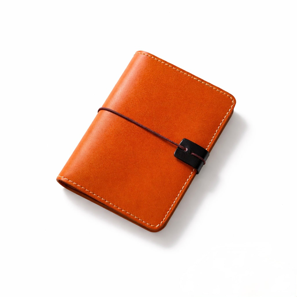 Q-JETSET Luxury Handmade Top-Grain Leather Passport Holder