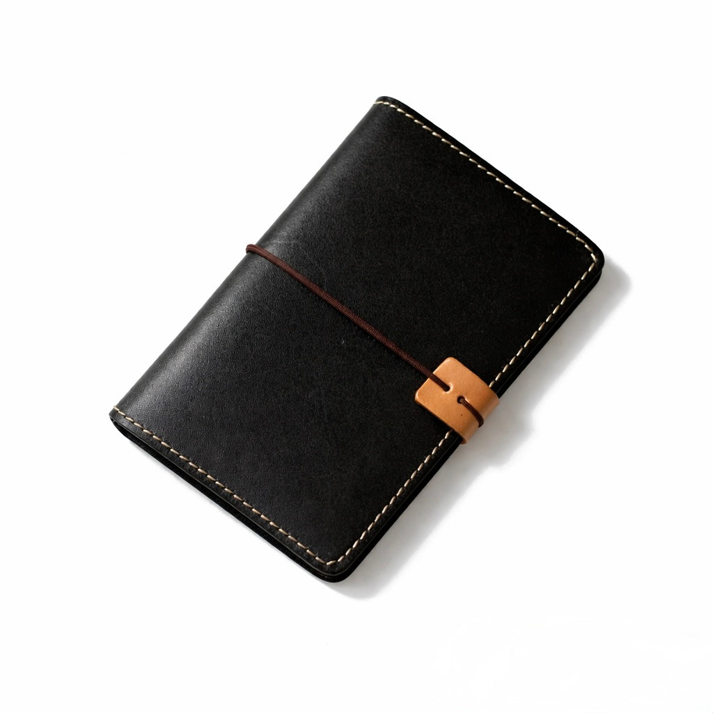 Q-JETSET Luxury Handmade Top-Grain Leather Passport Holder