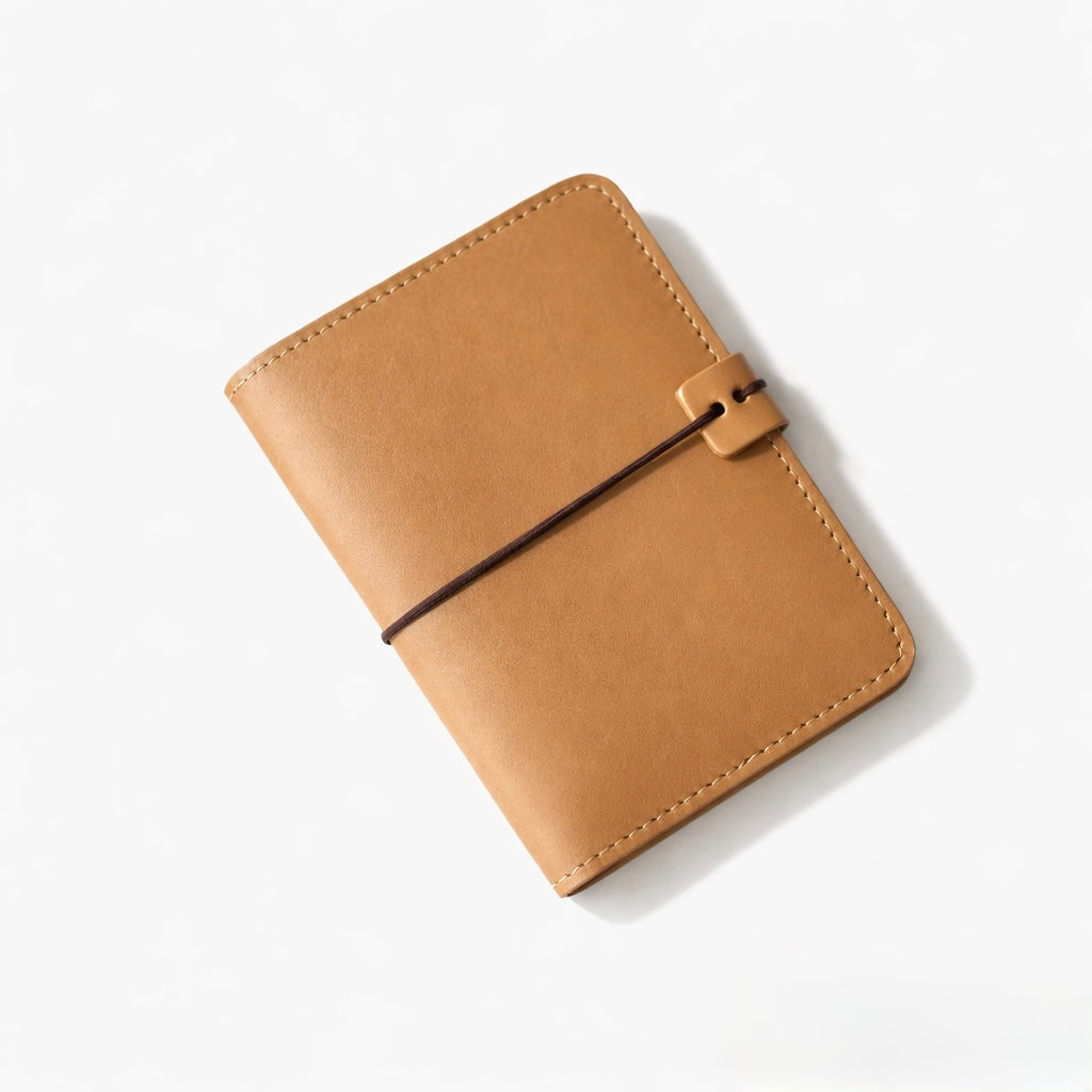 Q-JETSET Luxury Handmade Top-Grain Leather Passport Holder