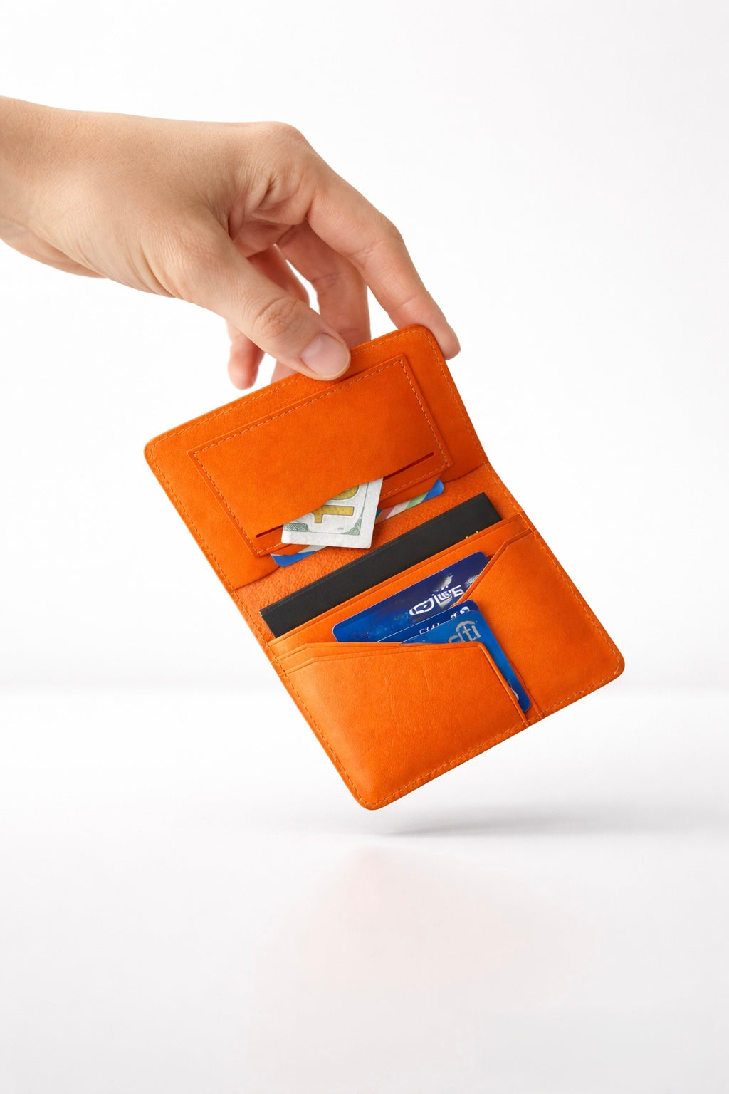 Q-JETSET Luxury Handmade Top-Grain Leather Passport Holder