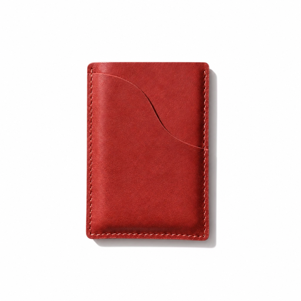 Q-LUMEX Genuine Leather Credit Card Holder | Slim Minimalist Wallet