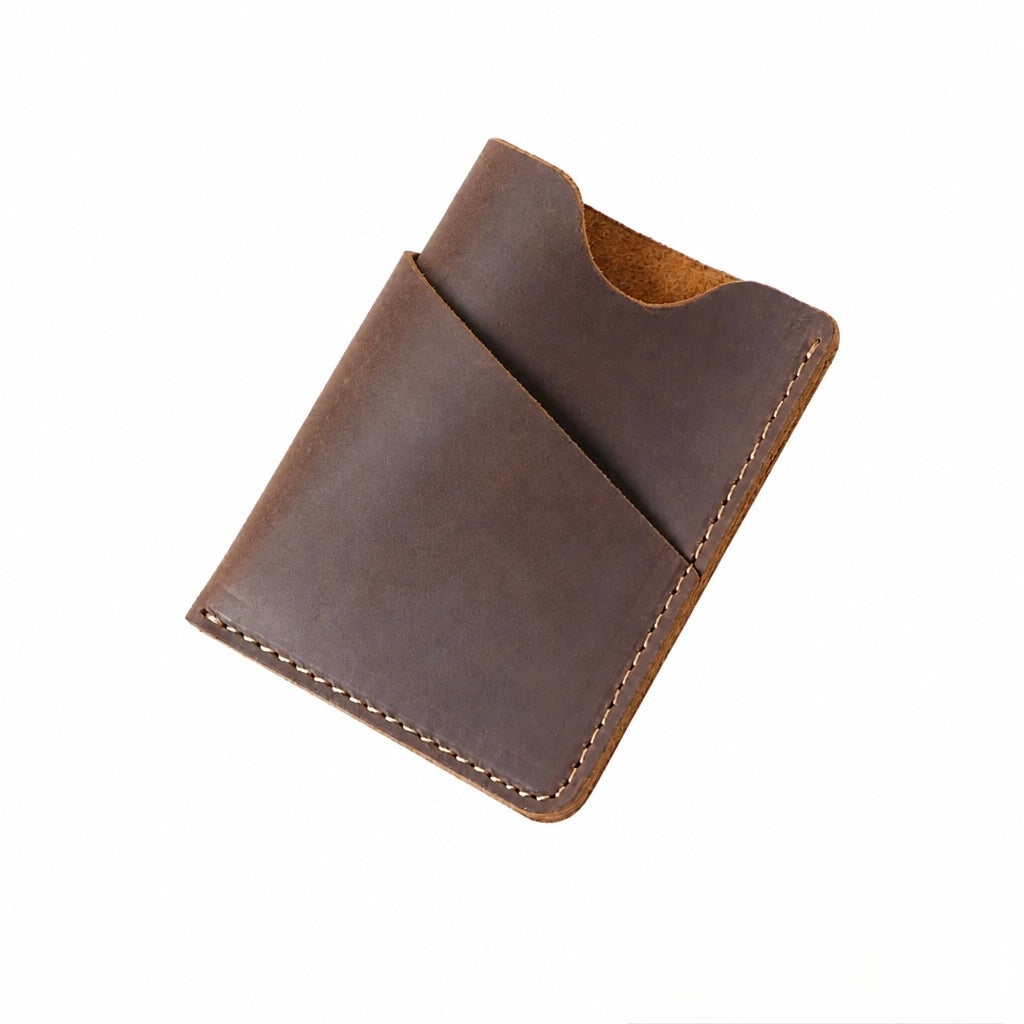 Q-NEXHOLD Genuine Leather Credit Card Holder – Where Elegance Meets Function