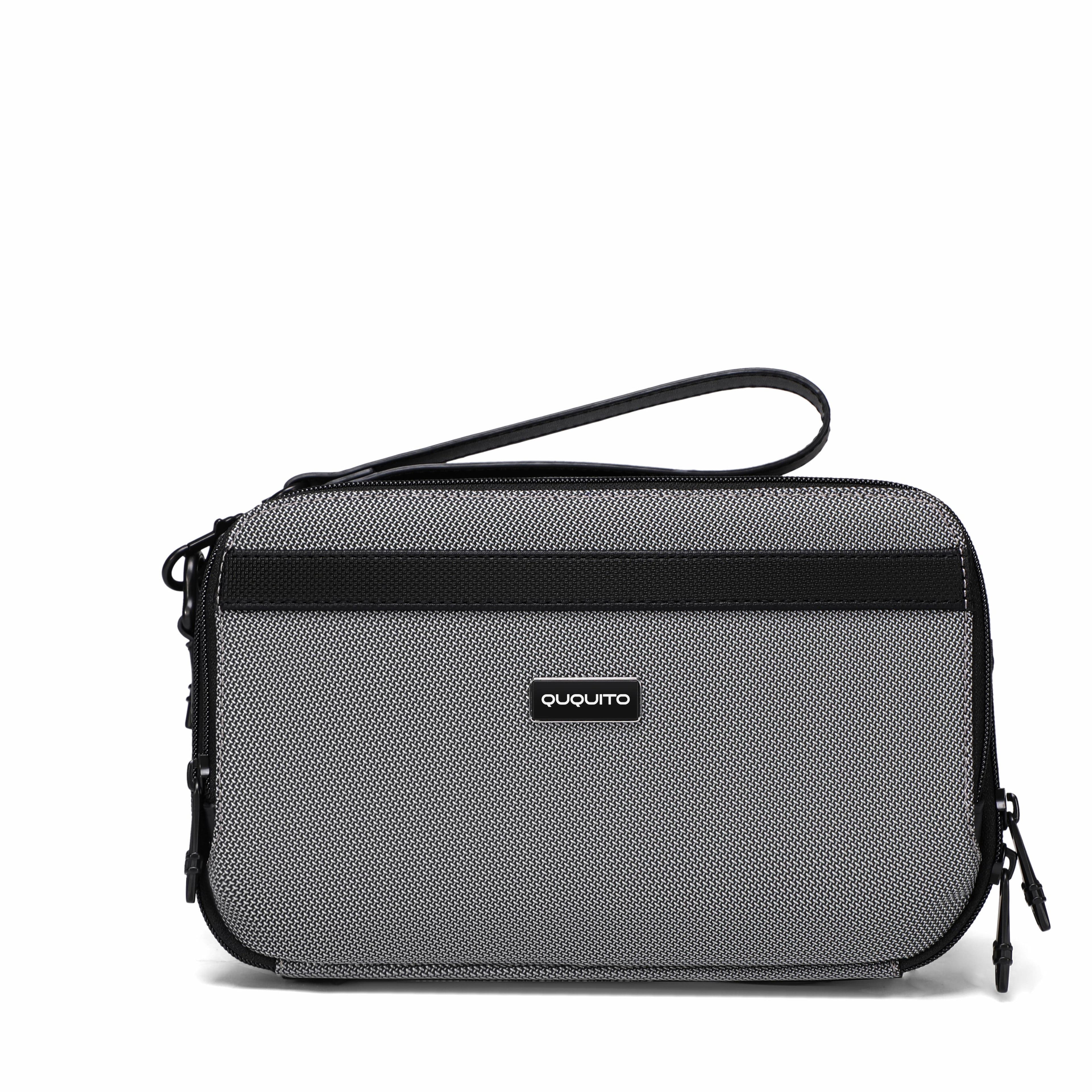 Q-VAIRO Ballistic Nylon & Genuine Leather Handbag