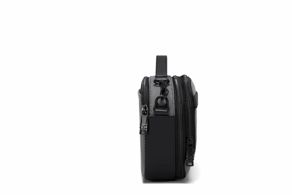 Q-VAIRO Ballistic Nylon & Genuine Leather Handbag