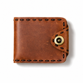 Q-SELENE Women's Full-Grain Leather Wallet with RFID Blocking