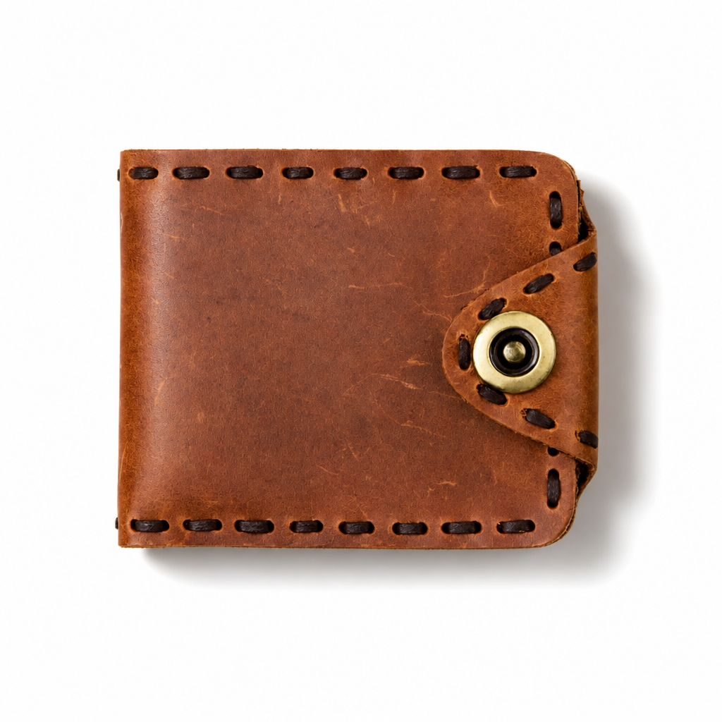 Q-SELENE Women's Full-Grain Leather Wallet with RFID Blocking