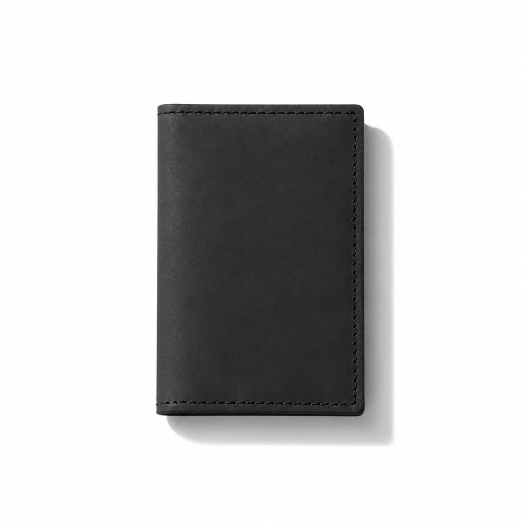 Q-STEELFOLD Genuine Leather Credit Card Holder – Where Style Meets Functionality