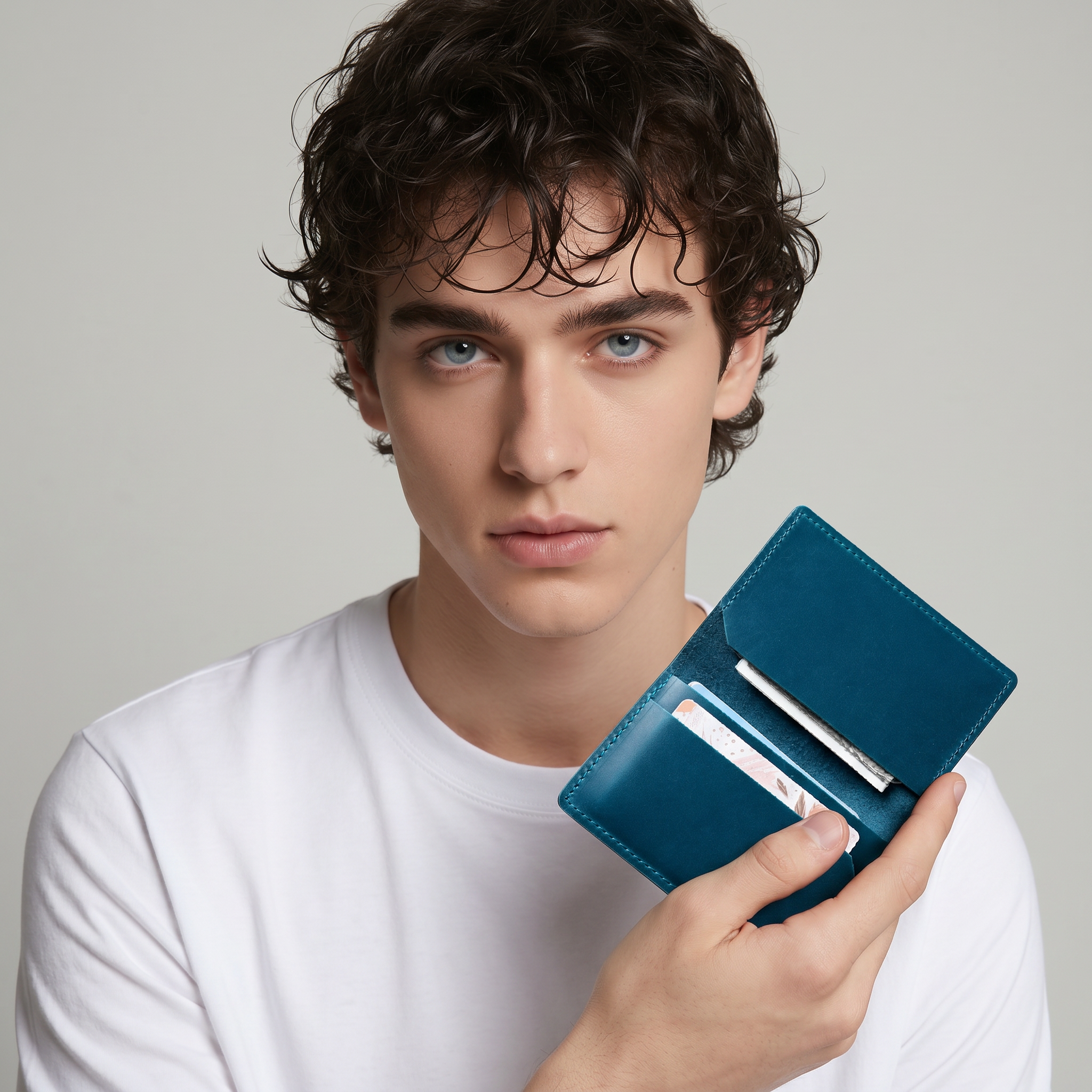 Q-STEELFOLD Genuine Leather Credit Card Holder – Where Style Meets Functionality