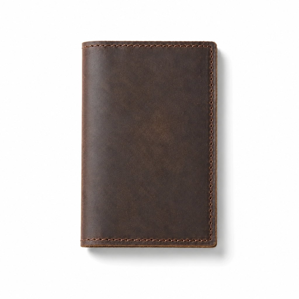 Q-STEELFOLD Genuine Leather Credit Card Holder – Where Style Meets Functionality