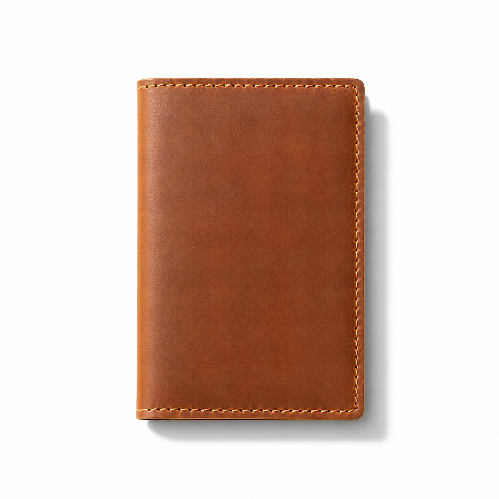 Q-STEELFOLD Genuine Leather Credit Card Holder – Where Style Meets Functionality