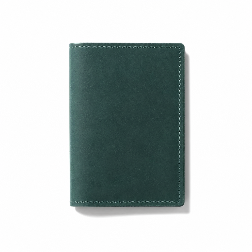 Q-STEELFOLD Genuine Leather Credit Card Holder – Where Style Meets Functionality
