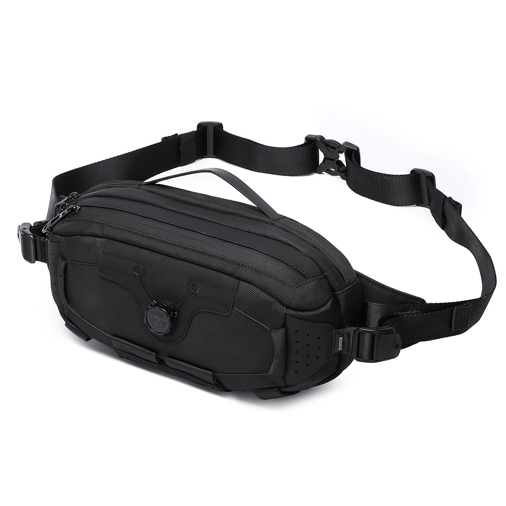 Q-STORM Waterproof Crossbody Bag – 1680D Polyester, Anti-Scratch, Unisex Everyday Carry