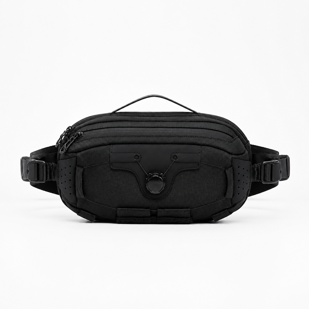 Q-STORM Waterproof Crossbody Bag – 1680D Polyester, Anti-Scratch, Unisex Everyday Carry