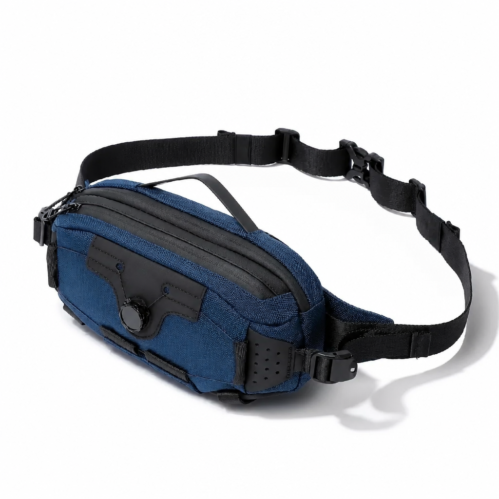 Q-STORM Waterproof Crossbody Bag – 1680D Polyester, Anti-Scratch, Unisex Everyday Carry
