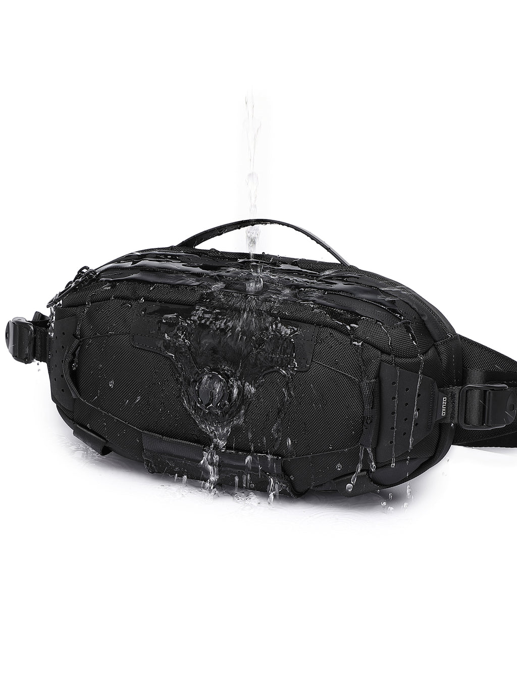Q-STORM Waterproof Crossbody Bag – 1680D Polyester, Anti-Scratch, Unisex Everyday Carry