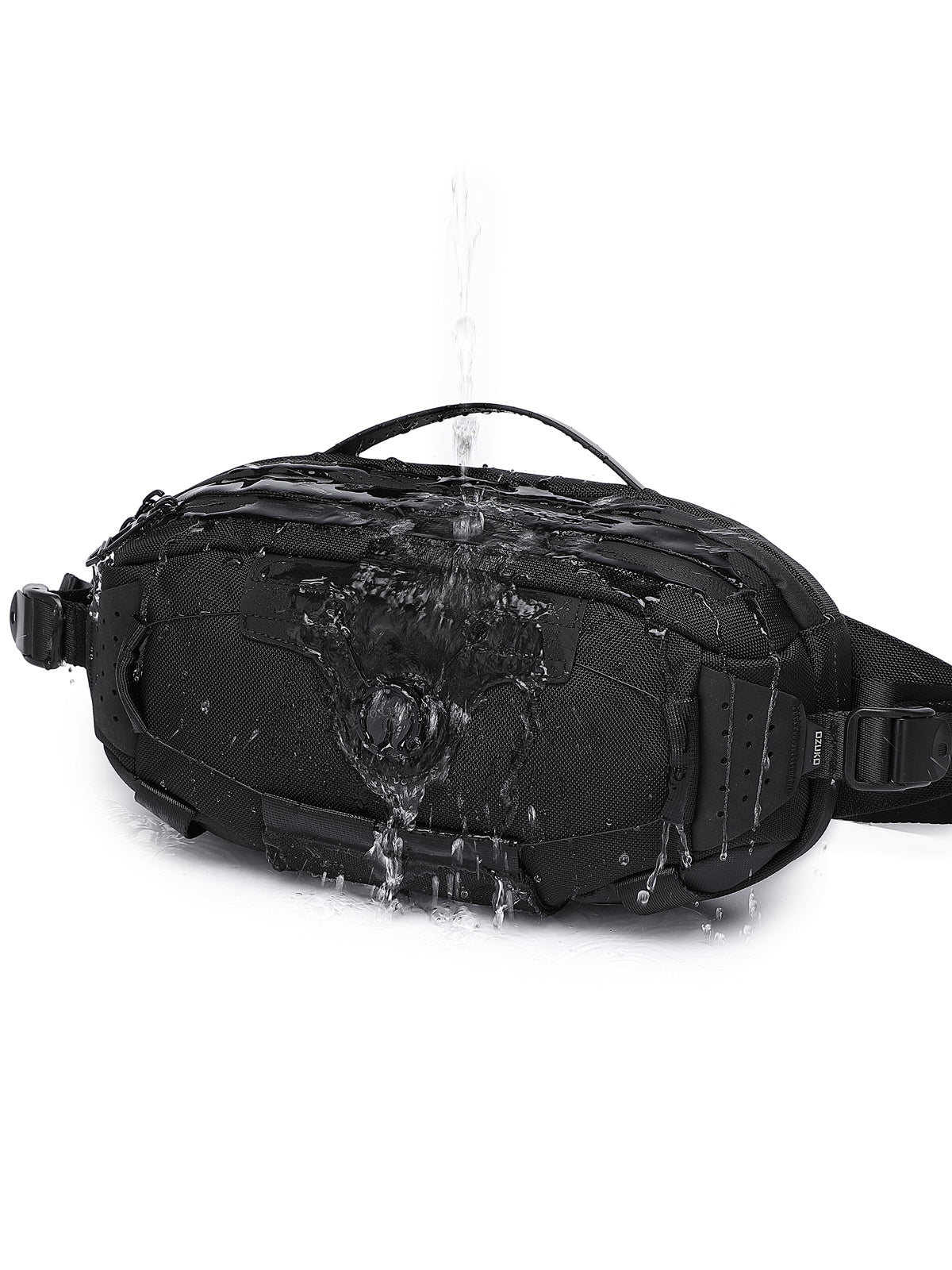 Q-STORM Waterproof Crossbody Bag – 1680D Polyester, Anti-Scratch, Unisex Everyday Carry