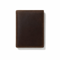 Q-SUMMIT Genuine Leather RFID Blocking Wallet – 9 Card Slots & Dual Cash Compartments