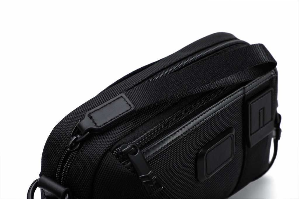 Q-VEZARA Waterproof 1680D Nylon Crossbody Organizer Bag – Multipurpose Cross-Chest Bag