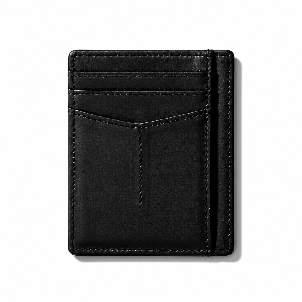 Q-VAULT Genuine Leather Credit Card Holder – Where Elegance Meets Function and Security