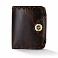 Q-VELA Women's Full-Grain Leather Wallet with RFID Blocking – Slim & Spacious