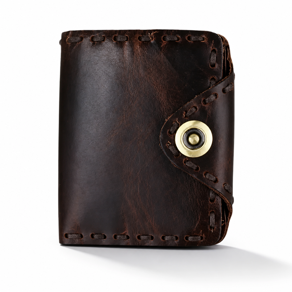 Q-VELA Women's Full-Grain Leather Wallet with RFID Blocking – Slim & Spacious