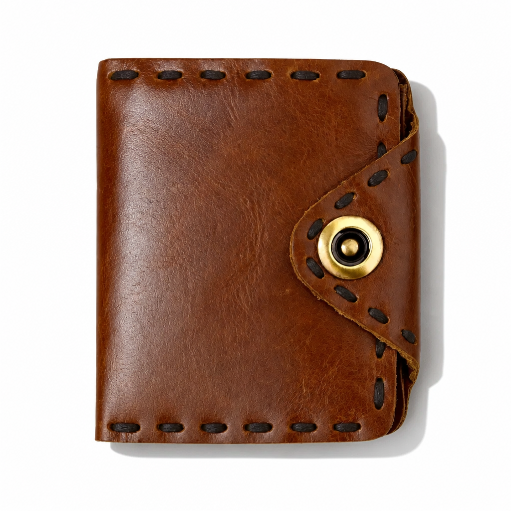 Q-VELA Women's Full-Grain Leather Wallet with RFID Blocking – Slim & Spacious