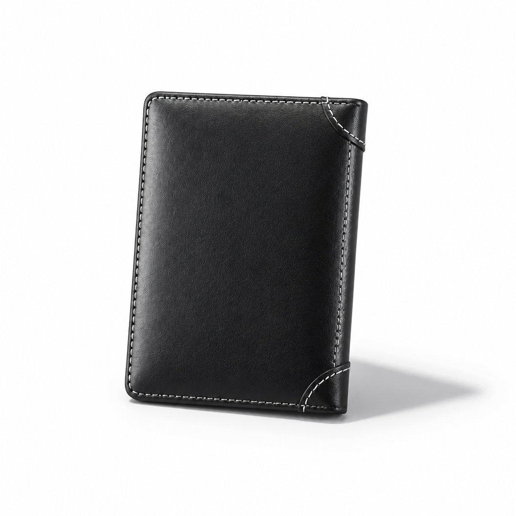 Q-WALT Genuine Leather Billfold Wallet for Men – Slim, Stylish & Built to Last