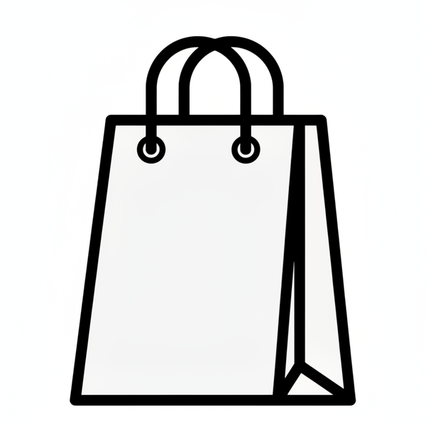 Bag Icon White Background