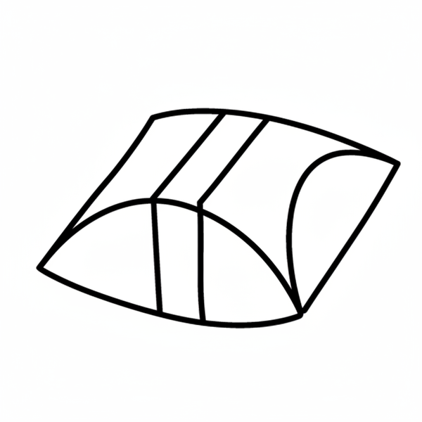 Pillow Box Black Line Icon