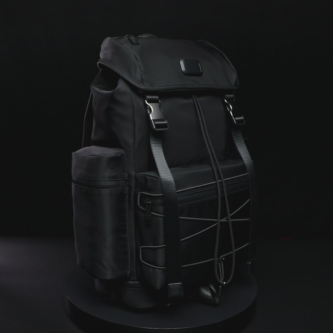 Q-HIKING 1680D Nylon Waterproof Backpack – Large Capacity, 17" Laptop, Hiking & Travel
