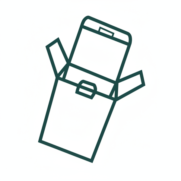 Two Tuck End Box Icon